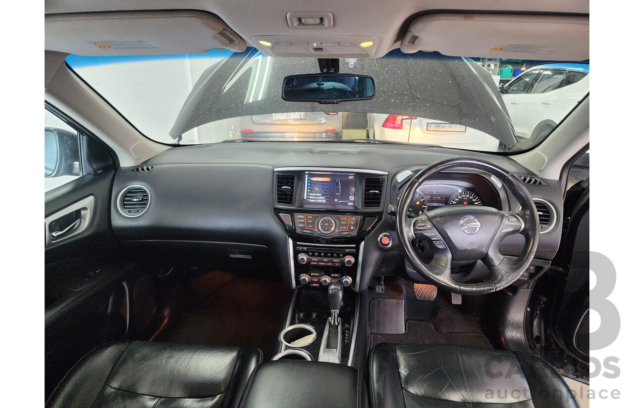 7/2018 Nissan Pathfinder ST-L N-Trek (4x4) R52 MY15 series 4d Wagon Black 3.5L