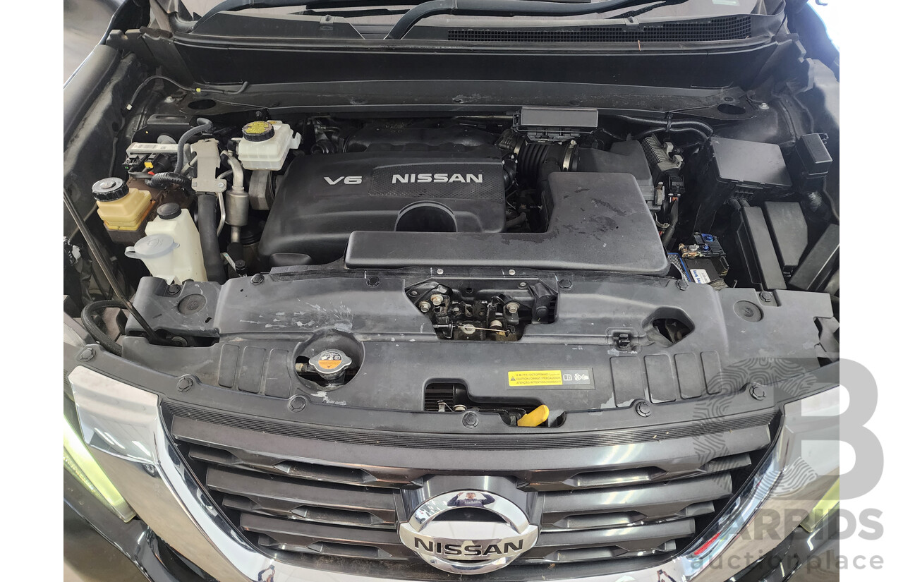 7/2018 Nissan Pathfinder ST-L N-Trek (4x4) R52 MY15 series 4d Wagon Black 3.5L