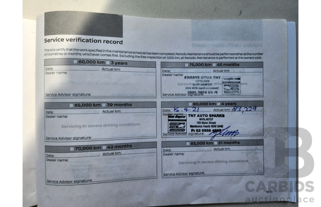 7/2018 Nissan Pathfinder ST-L N-Trek (4x4) R52 MY15 series 4d Wagon Black 3.5L