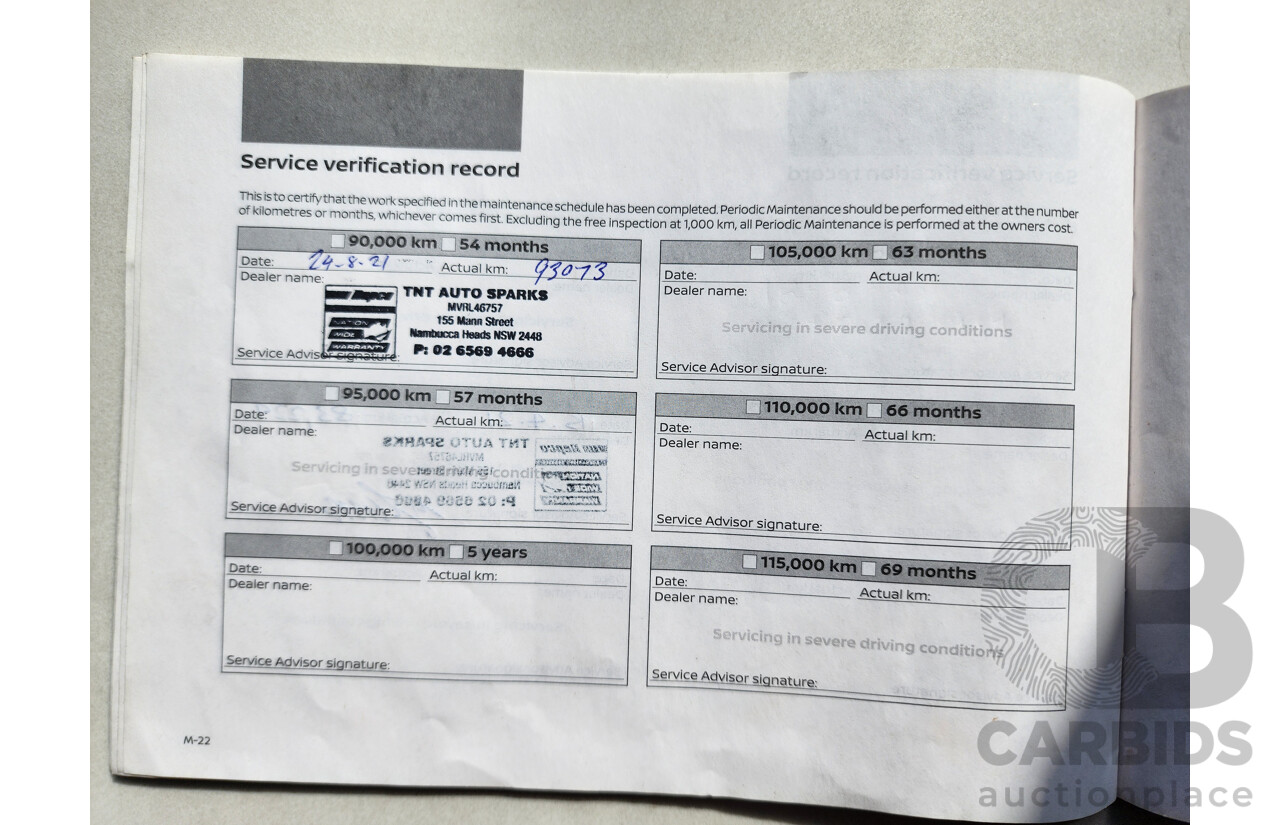 7/2018 Nissan Pathfinder ST-L N-Trek (4x4) R52 MY15 series 4d Wagon Black 3.5L