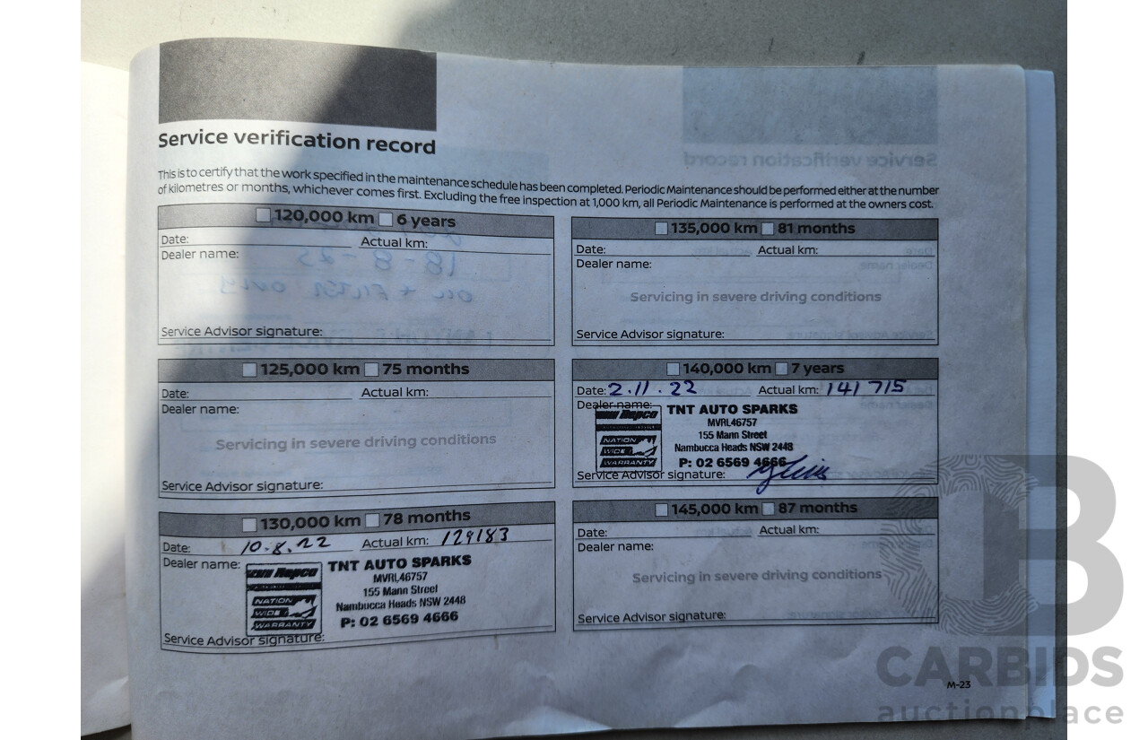 7/2018 Nissan Pathfinder ST-L N-Trek (4x4) R52 MY15 series 4d Wagon Black 3.5L