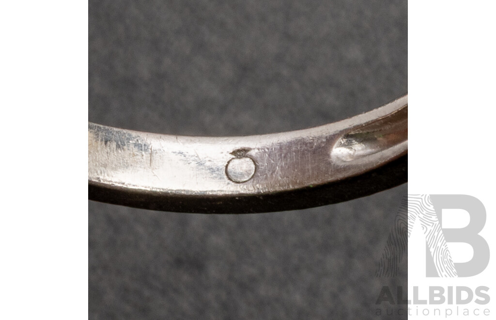 Platinum 900 Diamond Engagement and Diamond Wedder Set - by Solitaire