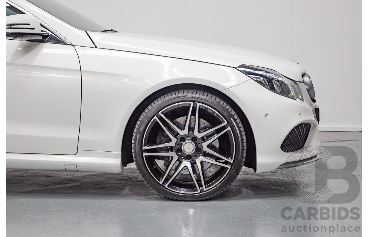 2/2014 Mercedes-Benz E400 207 MY14 2D Coupe Polar White Turbo V6 Twin Turbo 3.0L