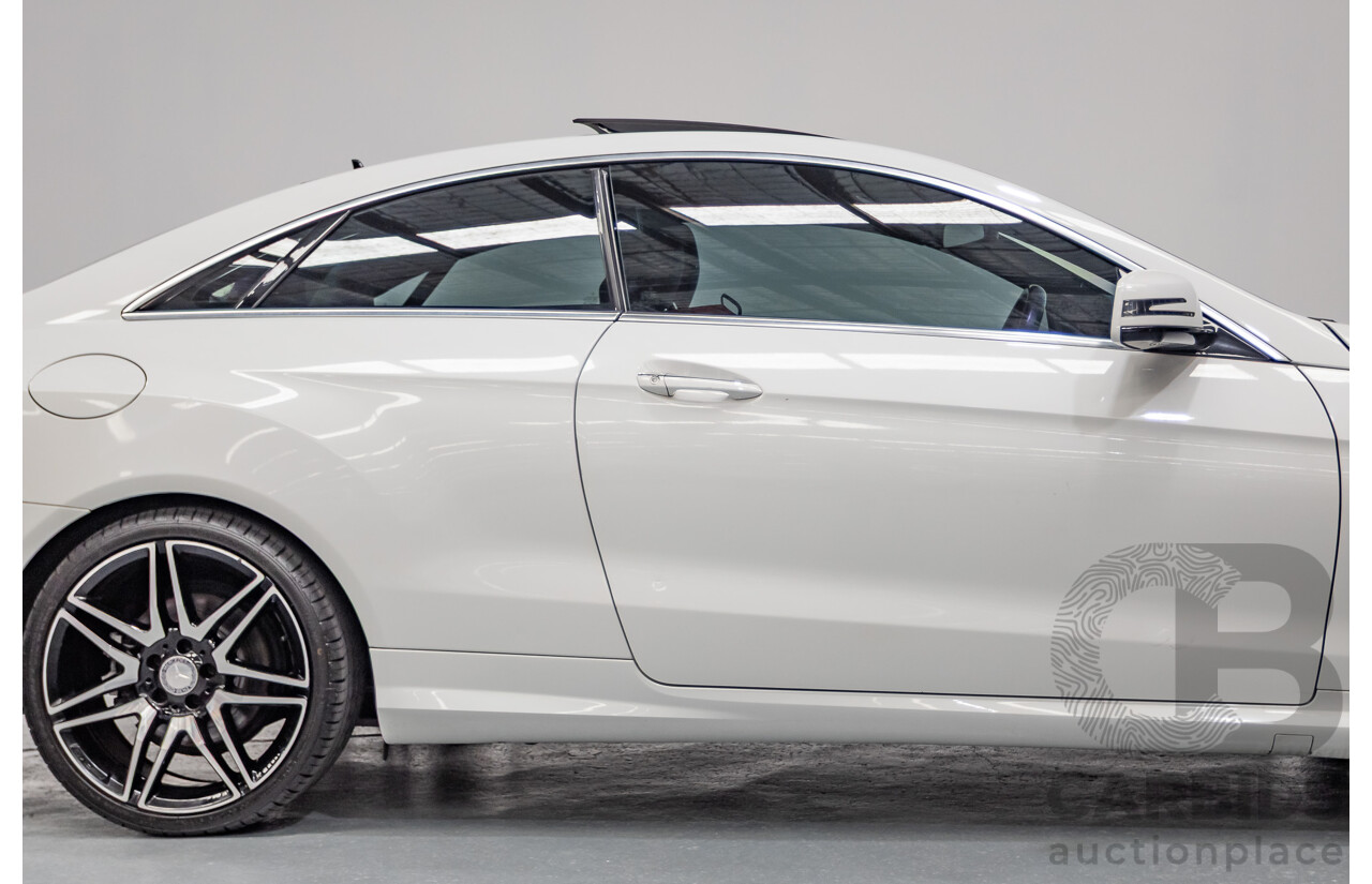 2/2014 Mercedes-Benz E400 207 MY14 2D Coupe Polar White Turbo V6 Twin Turbo 3.0L