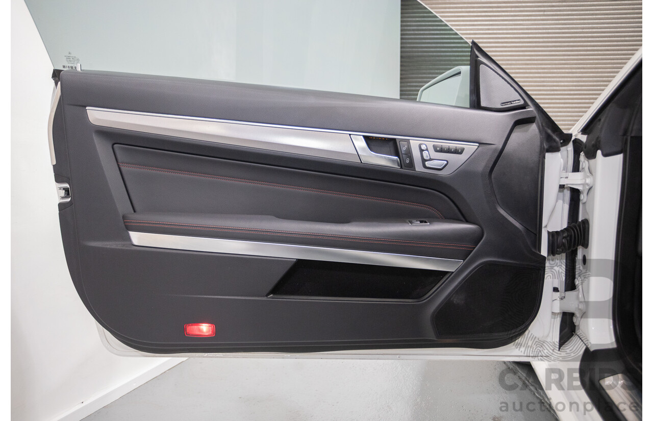 2/2014 Mercedes-Benz E400 207 MY14 2D Coupe Polar White Turbo V6 Twin Turbo 3.0L