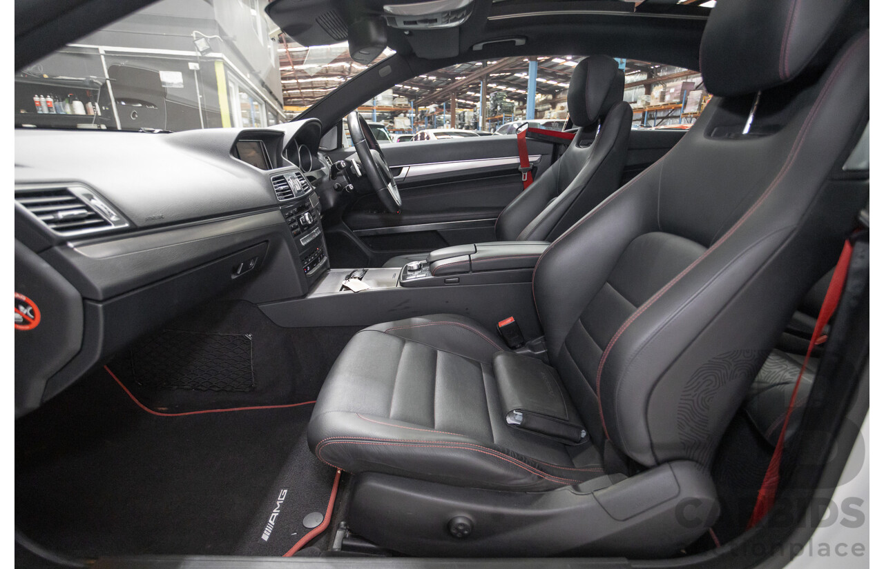 2/2014 Mercedes-Benz E400 207 MY14 2D Coupe Polar White Turbo V6 Twin Turbo 3.0L