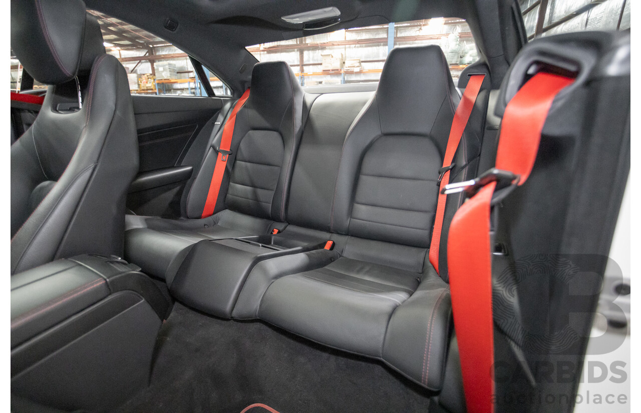 2/2014 Mercedes-Benz E400 207 MY14 2D Coupe Polar White Turbo V6 Twin Turbo 3.0L