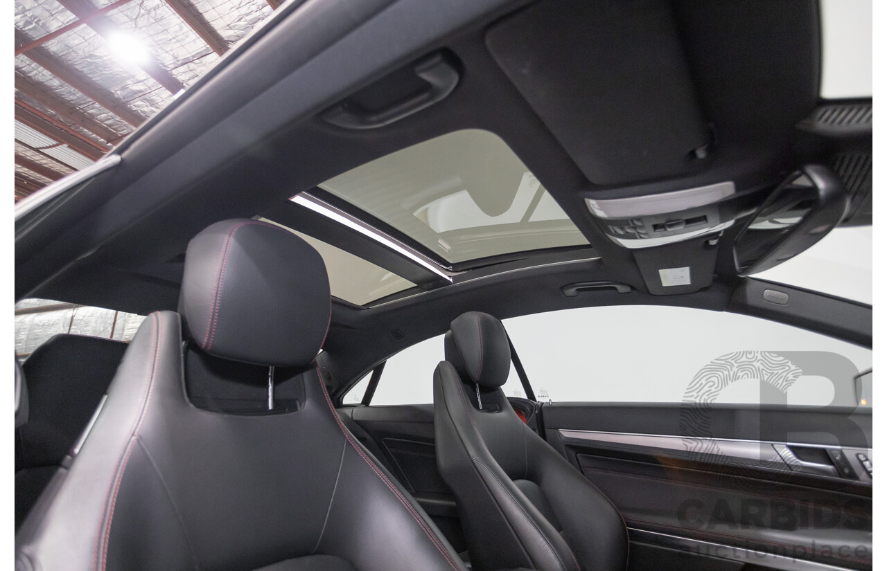 2/2014 Mercedes-Benz E400 207 MY14 2D Coupe Polar White Turbo V6 Twin Turbo 3.0L