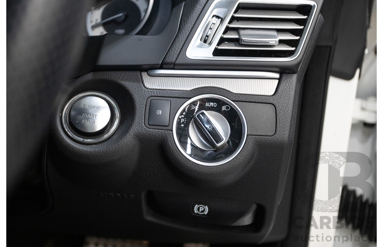 2/2014 Mercedes-Benz E400 207 MY14 2D Coupe Polar White Turbo V6 Twin Turbo 3.0L