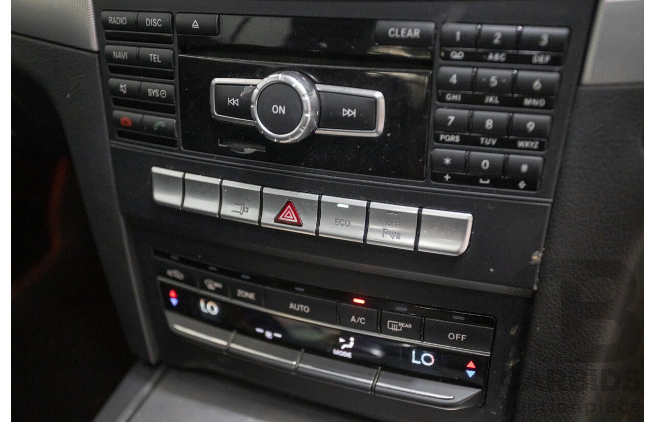 2/2014 Mercedes-Benz E400 207 MY14 2D Coupe Polar White Turbo V6 Twin Turbo 3.0L