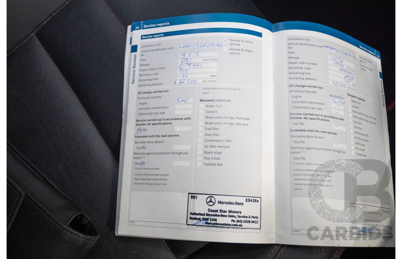 2/2014 Mercedes-Benz E400 207 MY14 2D Coupe Polar White Turbo V6 Twin Turbo 3.0L