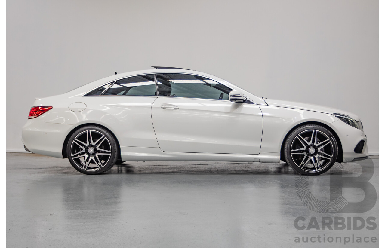 2/2014 Mercedes-Benz E400 207 MY14 2D Coupe Polar White Turbo V6 Twin Turbo 3.0L