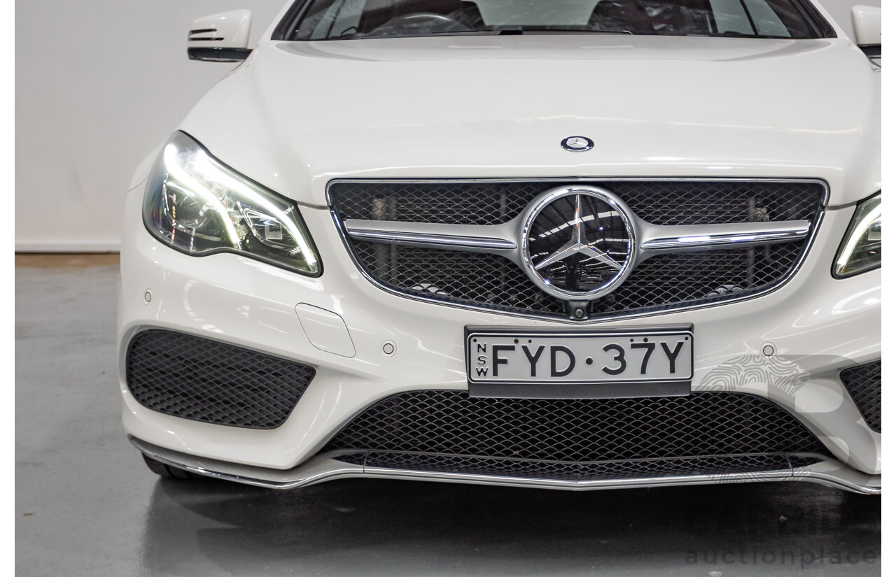 2/2014 Mercedes-Benz E400 207 MY14 2D Coupe Polar White Turbo V6 Twin Turbo 3.0L