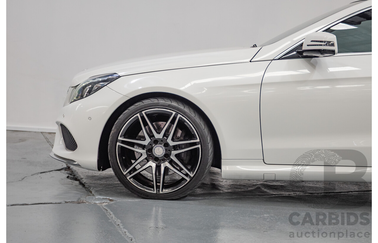 2/2014 Mercedes-Benz E400 207 MY14 2D Coupe Polar White Turbo V6 Twin Turbo 3.0L
