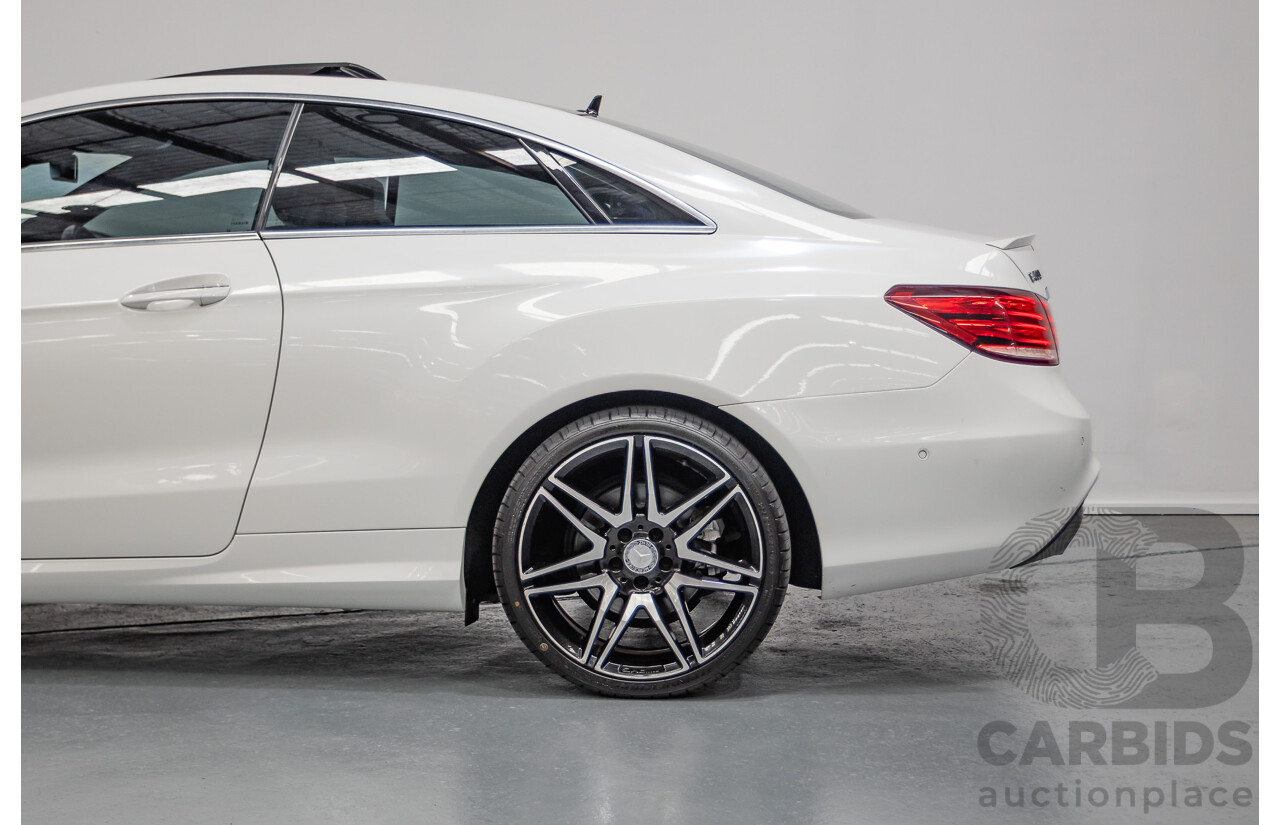 2/2014 Mercedes-Benz E400 207 MY14 2D Coupe Polar White Turbo V6 Twin Turbo 3.0L