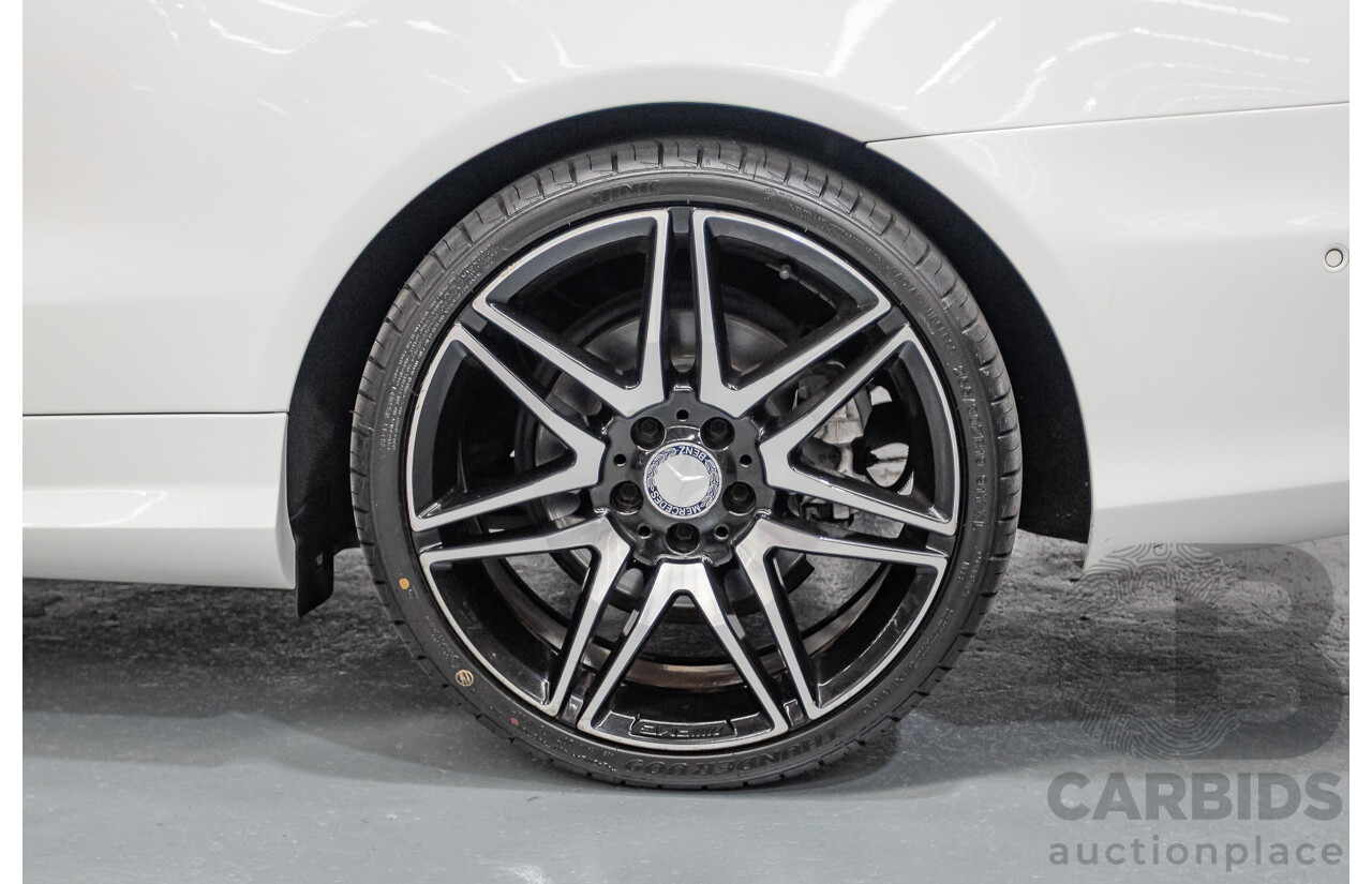 2/2014 Mercedes-Benz E400 207 MY14 2D Coupe Polar White Turbo V6 Twin Turbo 3.0L