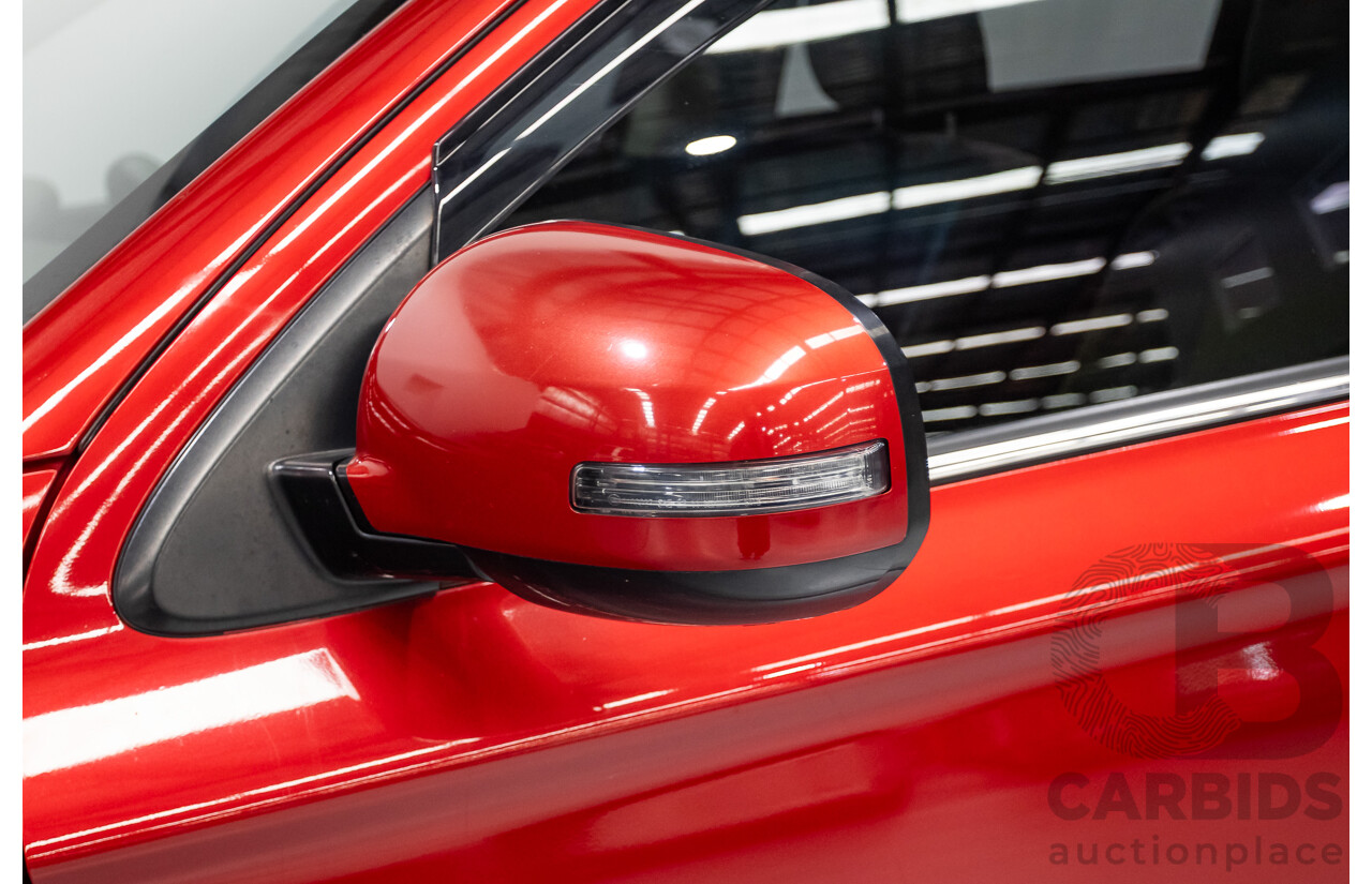 11/2014 Mitsubishi Outlander Aspire (AWD) ZJ MY14.5 4D Wagon Rally Red Metallic Turbo Diesel 2.3L