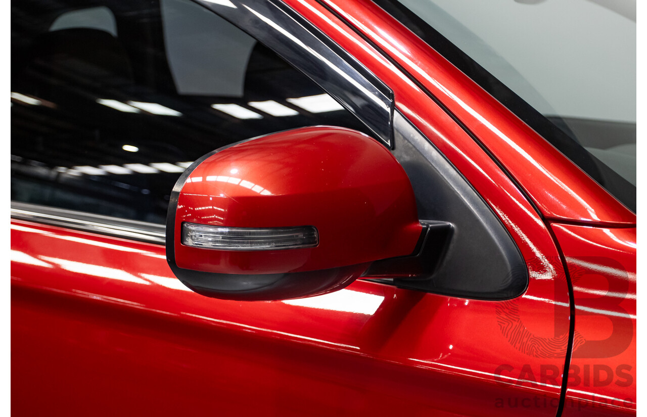 11/2014 Mitsubishi Outlander Aspire (AWD) ZJ MY14.5 4D Wagon Rally Red Metallic Turbo Diesel 2.3L