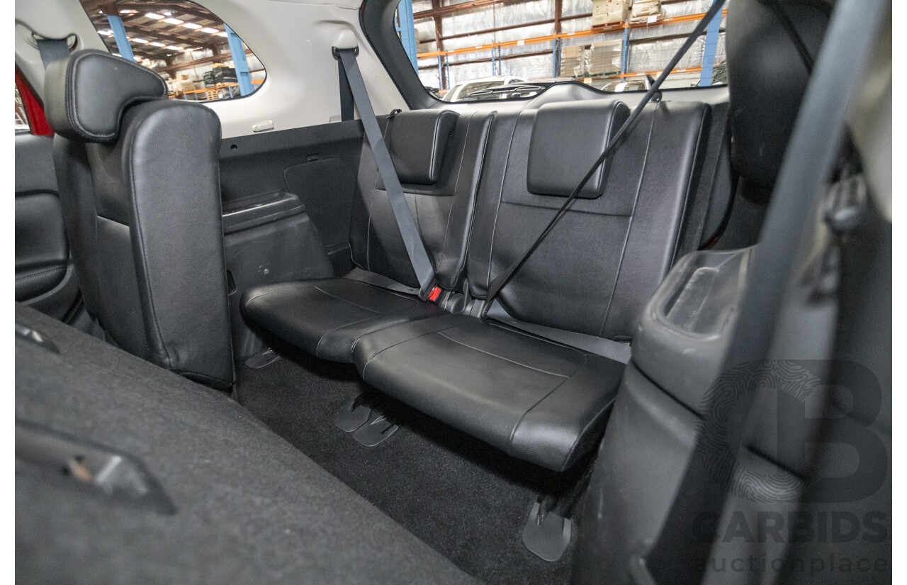 11/2014 Mitsubishi Outlander Aspire (AWD) ZJ MY14.5 4D Wagon Rally Red Metallic Turbo Diesel 2.3L