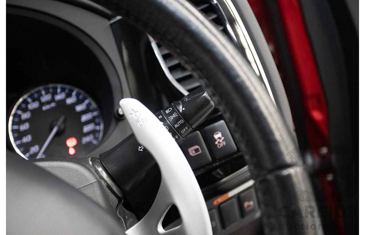 11/2014 Mitsubishi Outlander Aspire (AWD) ZJ MY14.5 4D Wagon Rally Red Metallic Turbo Diesel 2.3L