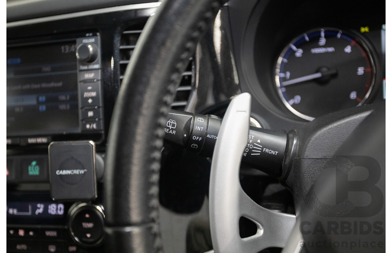 11/2014 Mitsubishi Outlander Aspire (AWD) ZJ MY14.5 4D Wagon Rally Red Metallic Turbo Diesel 2.3L