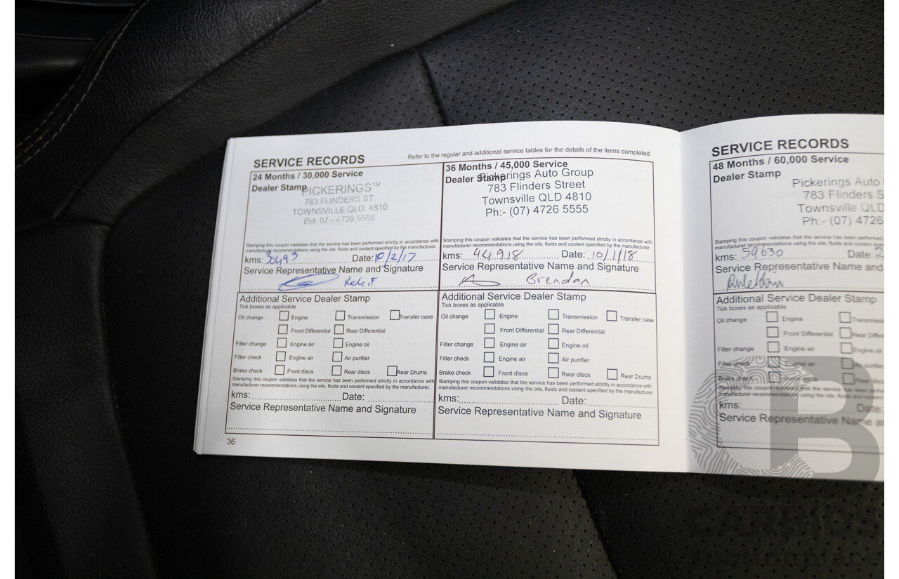 11/2014 Mitsubishi Outlander Aspire (AWD) ZJ MY14.5 4D Wagon Rally Red Metallic Turbo Diesel 2.3L