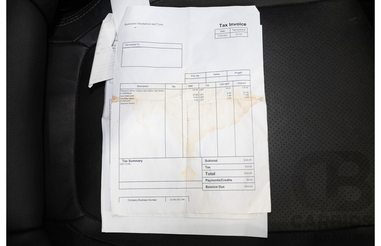 11/2014 Mitsubishi Outlander Aspire (AWD) ZJ MY14.5 4D Wagon Rally Red Metallic Turbo Diesel 2.3L