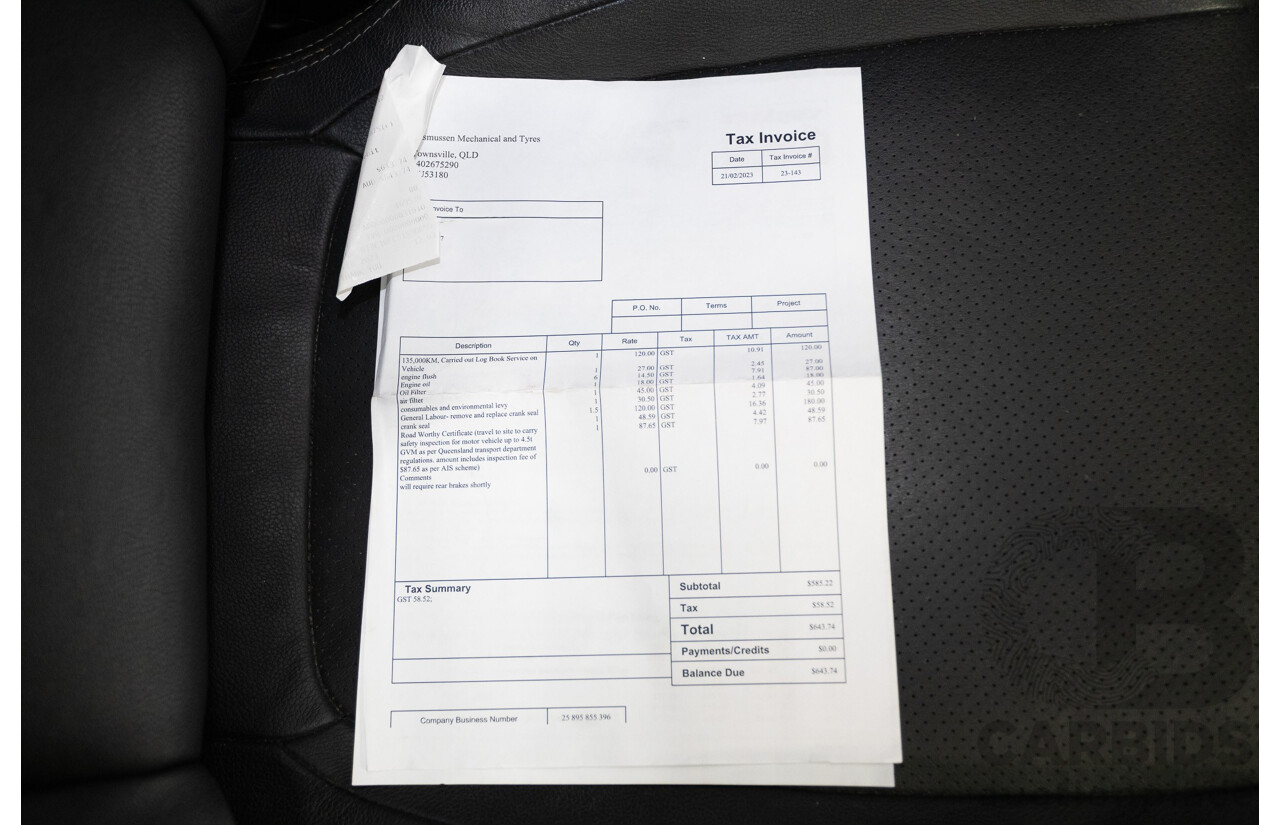 11/2014 Mitsubishi Outlander Aspire (AWD) ZJ MY14.5 4D Wagon Rally Red Metallic Turbo Diesel 2.3L