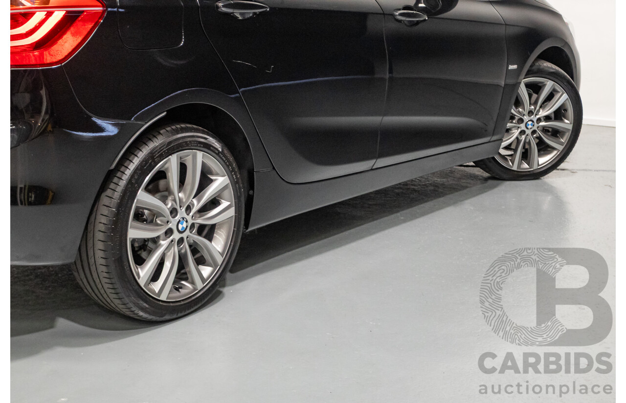 07/2017 BMW 220i Active Tourer Luxury Line F45 MY18 4D Wagon Black Sapphire Metallic Turbo 2.0L
