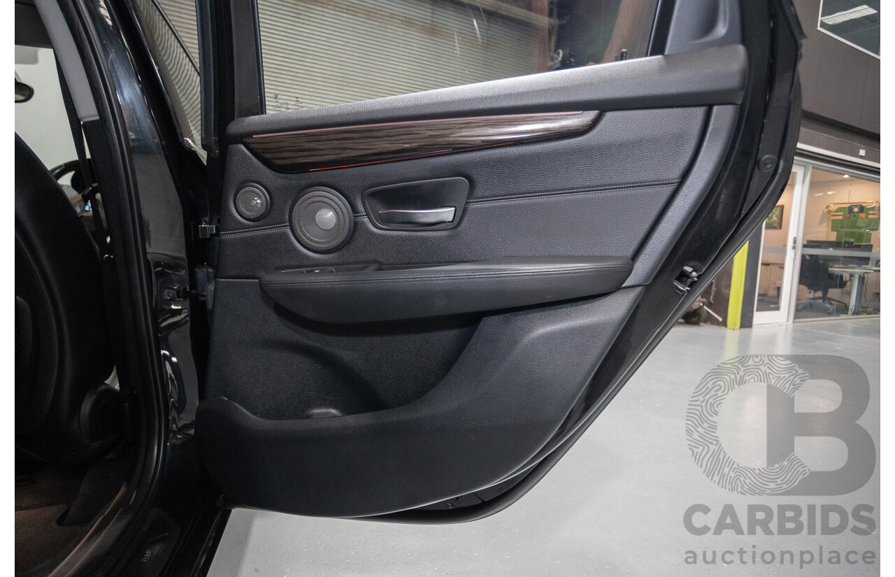 07/2017 BMW 220i Active Tourer Luxury Line F45 MY18 4D Wagon Black Sapphire Metallic Turbo 2.0L