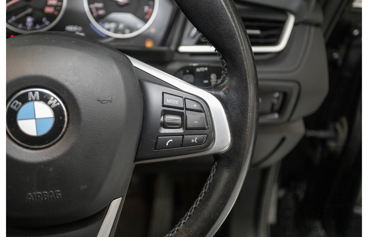 07/2017 BMW 220i Active Tourer Luxury Line F45 MY18 4D Wagon Black Sapphire Metallic Turbo 2.0L