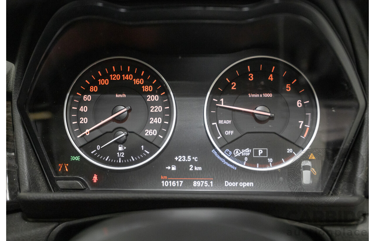 07/2017 BMW 220i Active Tourer Luxury Line F45 MY18 4D Wagon Black Sapphire Metallic Turbo 2.0L