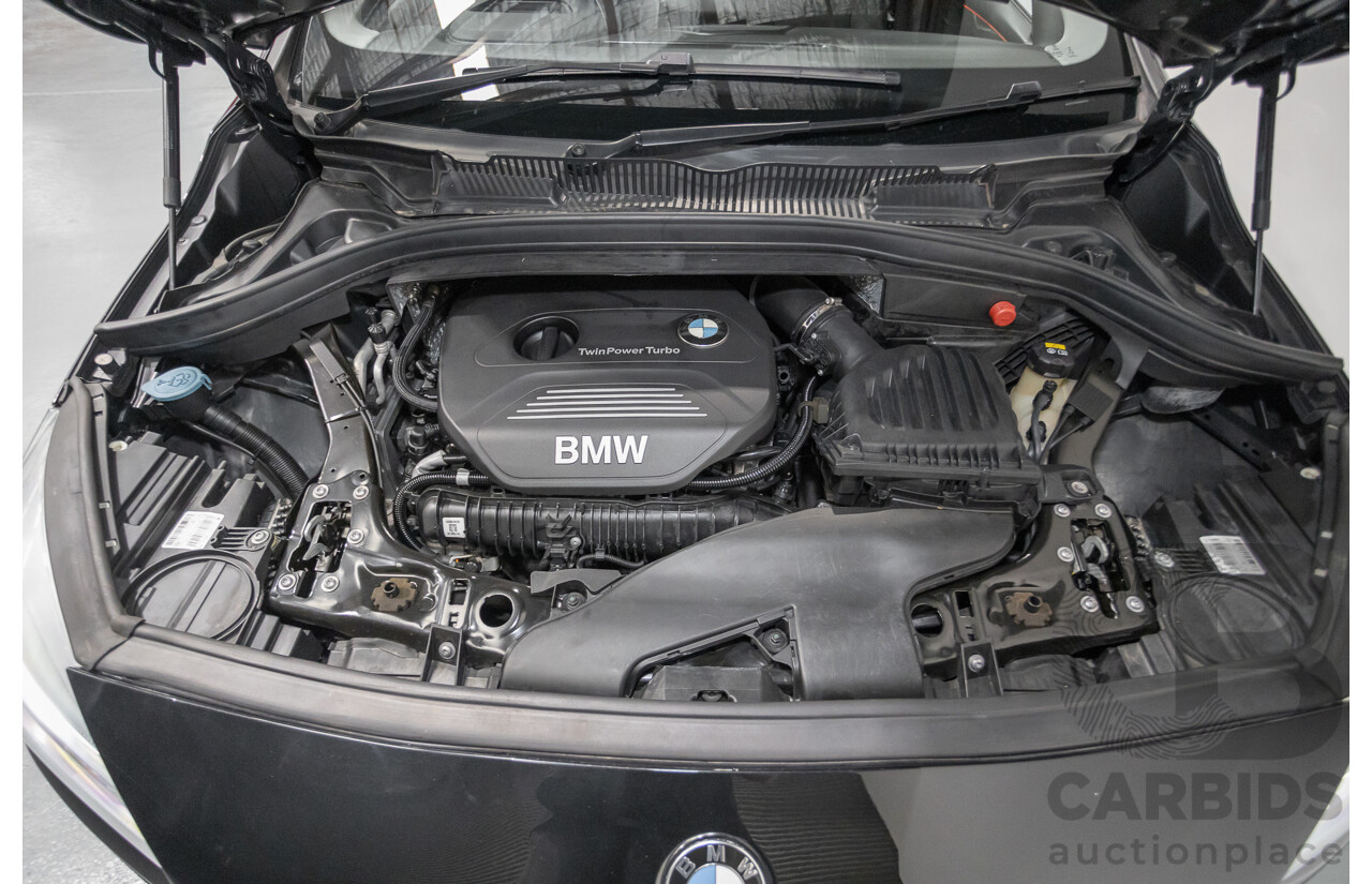 07/2017 BMW 220i Active Tourer Luxury Line F45 MY18 4D Wagon Black Sapphire Metallic Turbo 2.0L