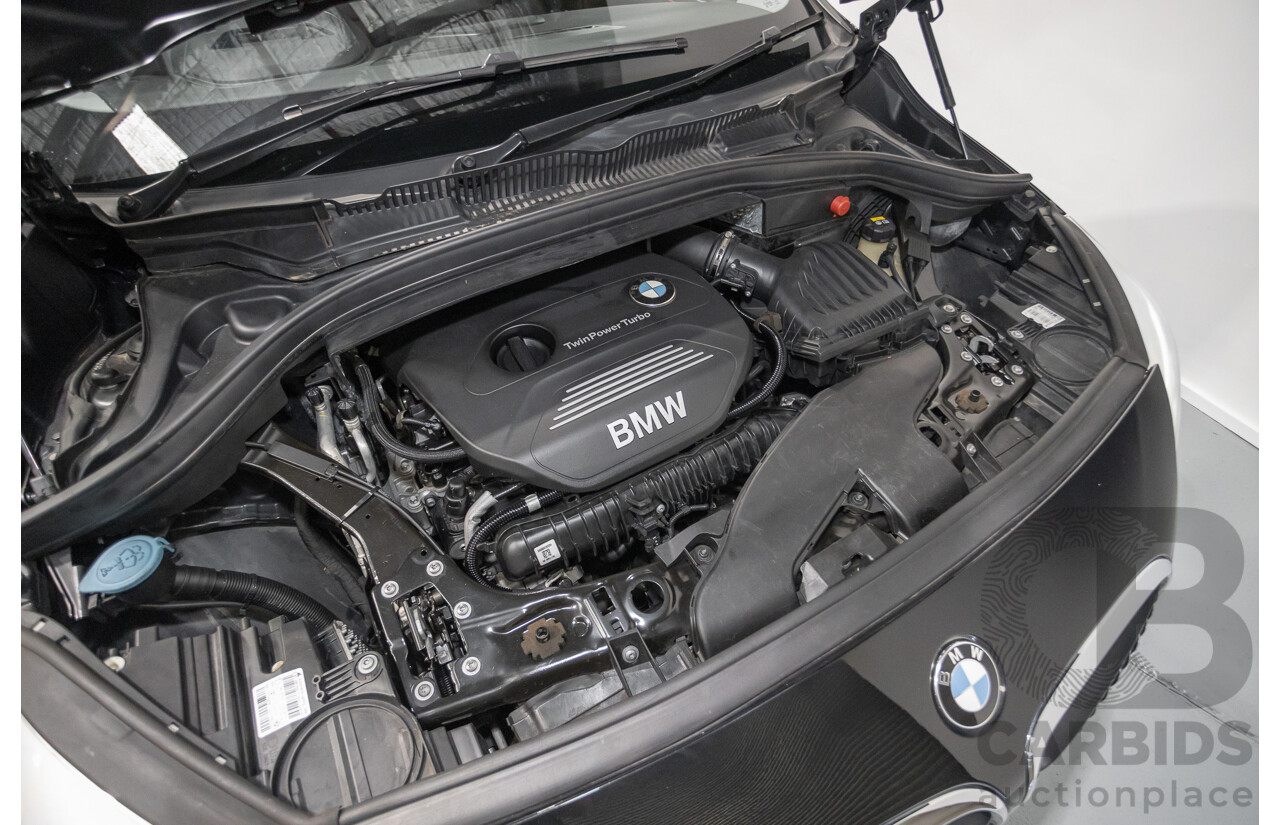 07/2017 BMW 220i Active Tourer Luxury Line F45 MY18 4D Wagon Black Sapphire Metallic Turbo 2.0L