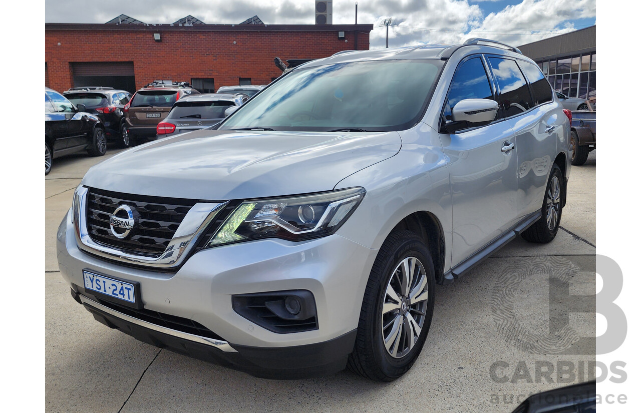 2/2018 Nissan Pathfinder ST (4x2) R52 MY17 series 4d Wagon Silver 3.5L