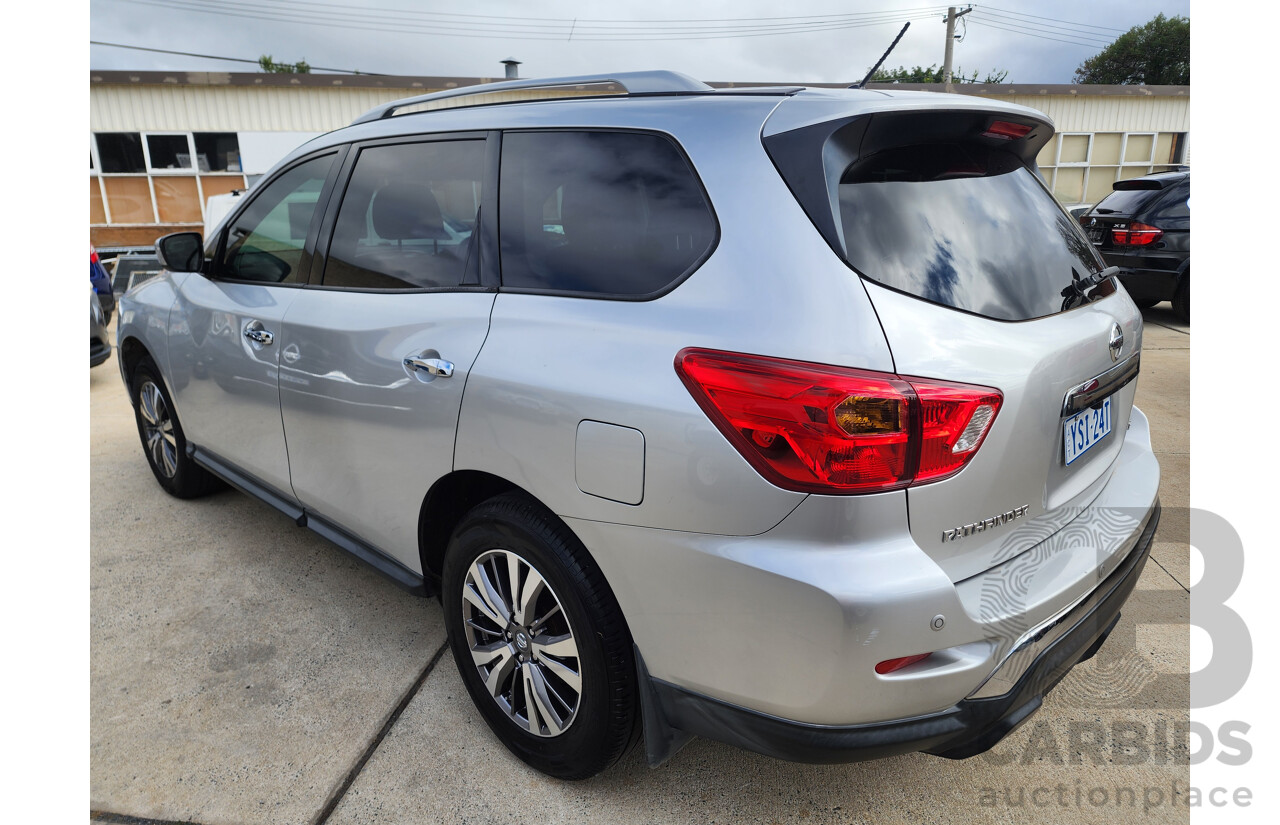 2/2018 Nissan Pathfinder ST (4x2) R52 MY17 series 4d Wagon Silver 3.5L
