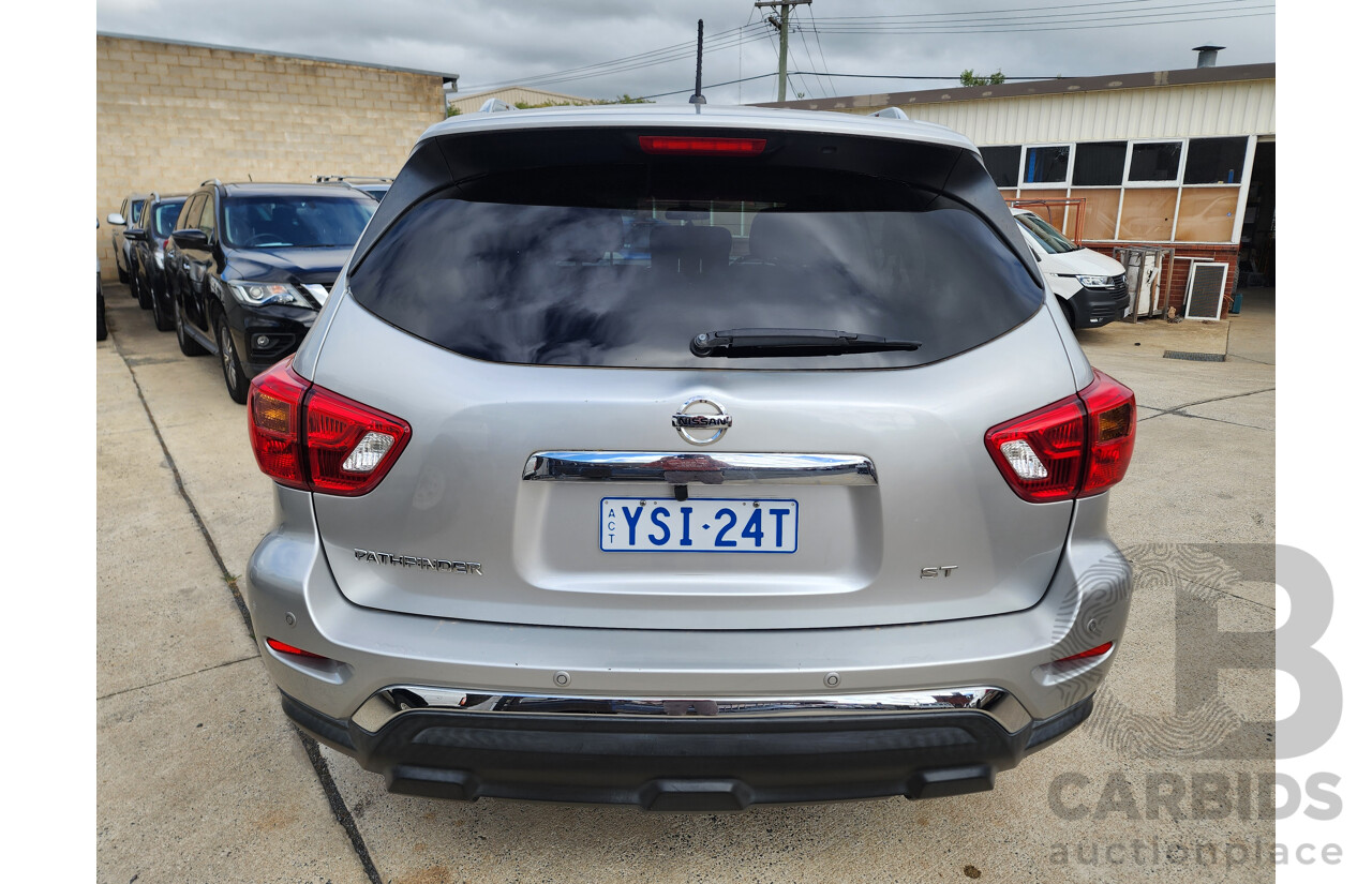 2/2018 Nissan Pathfinder ST (4x2) R52 MY17 series 4d Wagon Silver 3.5L