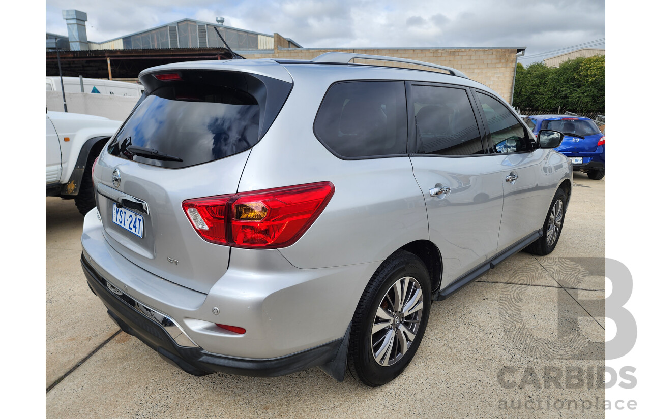 2/2018 Nissan Pathfinder ST (4x2) R52 MY17 series 4d Wagon Silver 3.5L