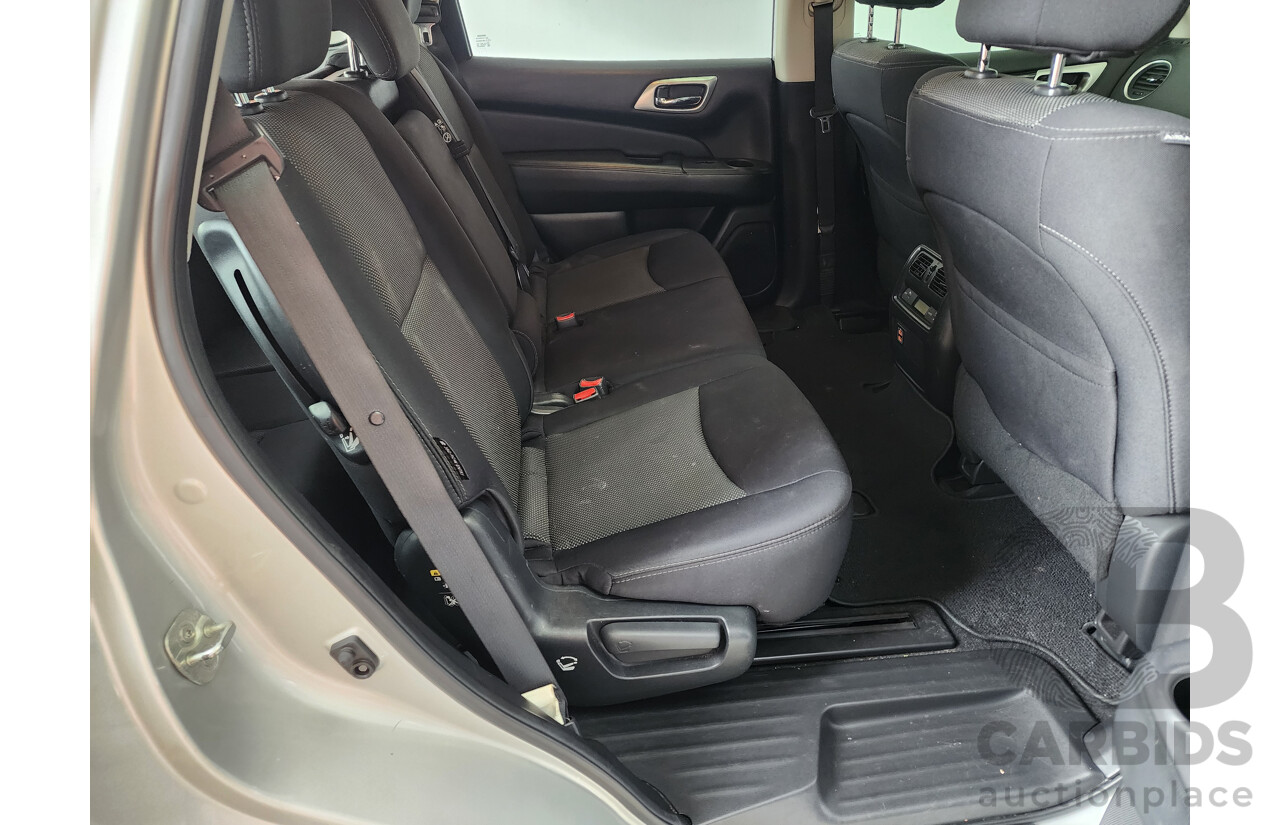 2/2018 Nissan Pathfinder ST (4x2) R52 MY17 series 4d Wagon Silver 3.5L