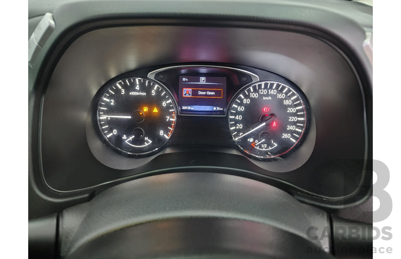 2/2018 Nissan Pathfinder ST (4x2) R52 MY17 series 4d Wagon Silver 3.5L