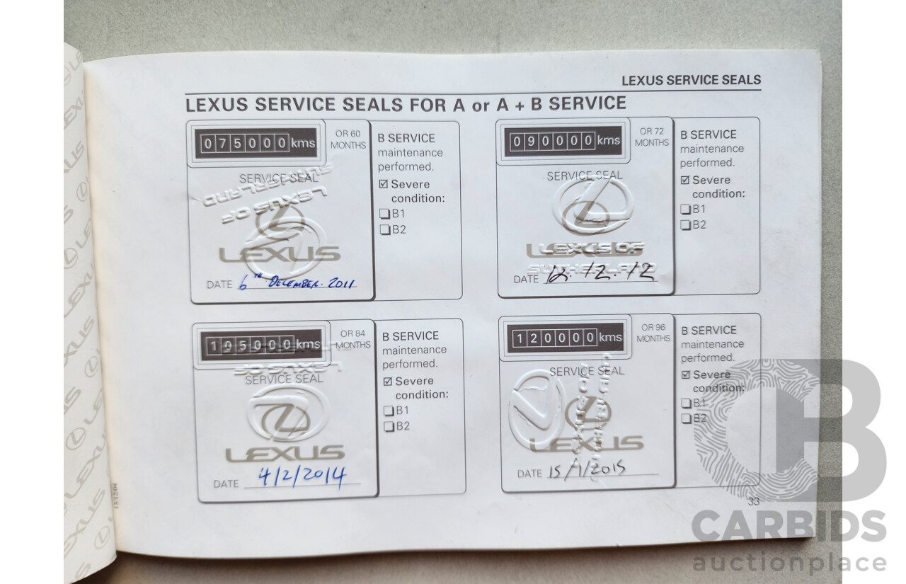 9/2006 Lexus Gs300 Sport Luxury GRS190R 4d Sedan White 3.0L