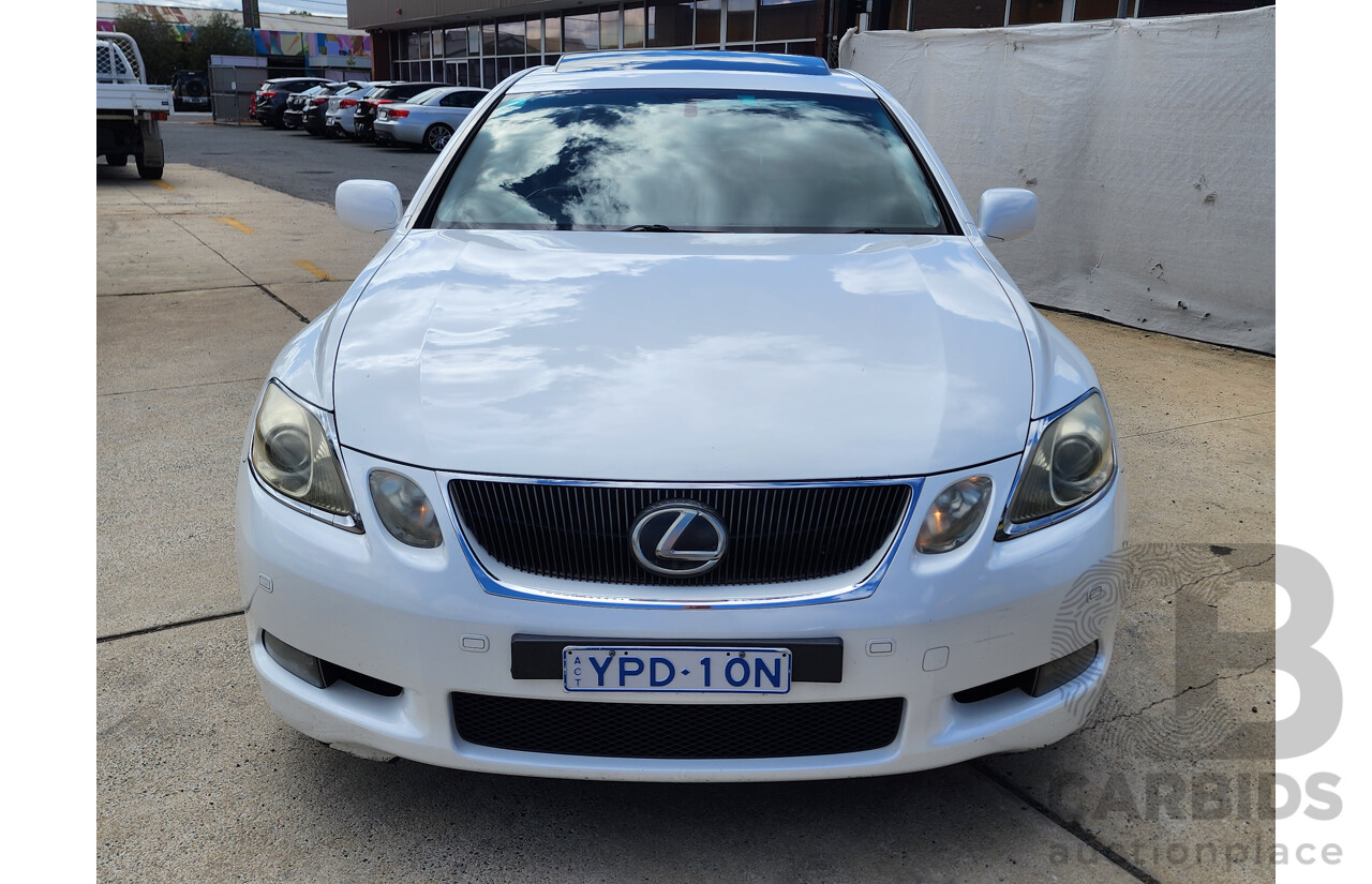 9/2006 Lexus Gs300 Sport Luxury GRS190R 4d Sedan White 3.0L