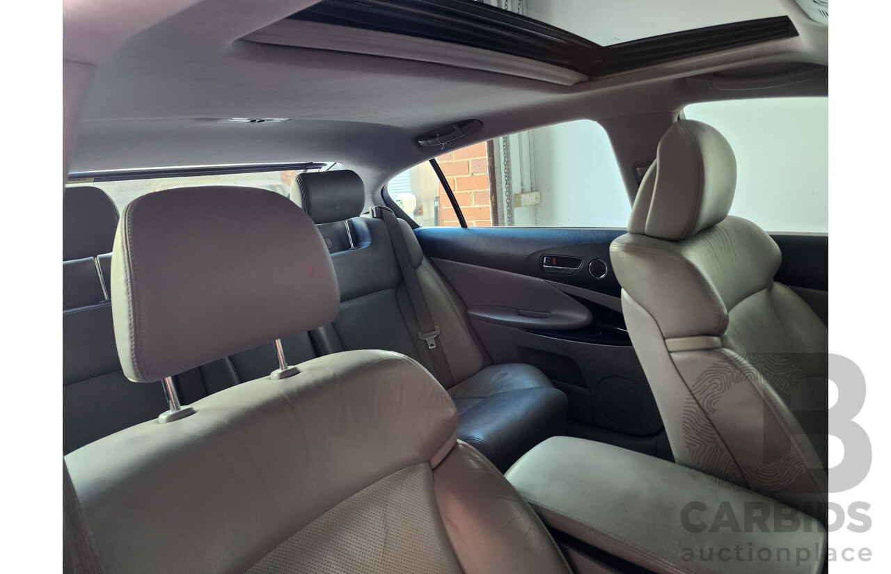 9/2006 Lexus Gs300 Sport Luxury GRS190R 4d Sedan White 3.0L