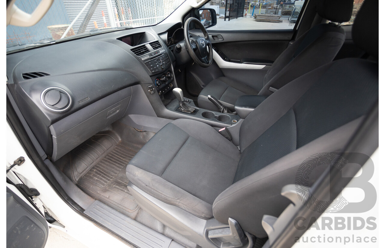 01/2017 Mazda BT-50 XT (4x4) MY16 Freestyle C/Chas White Turbo Diesel 3.2L