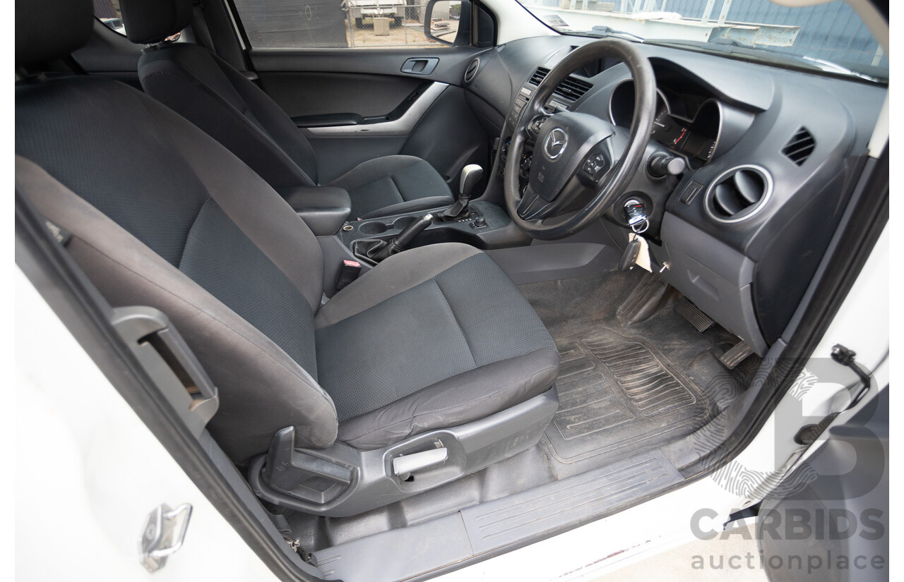 01/2017 Mazda BT-50 XT (4x4) MY16 Freestyle C/Chas White Turbo Diesel 3.2L