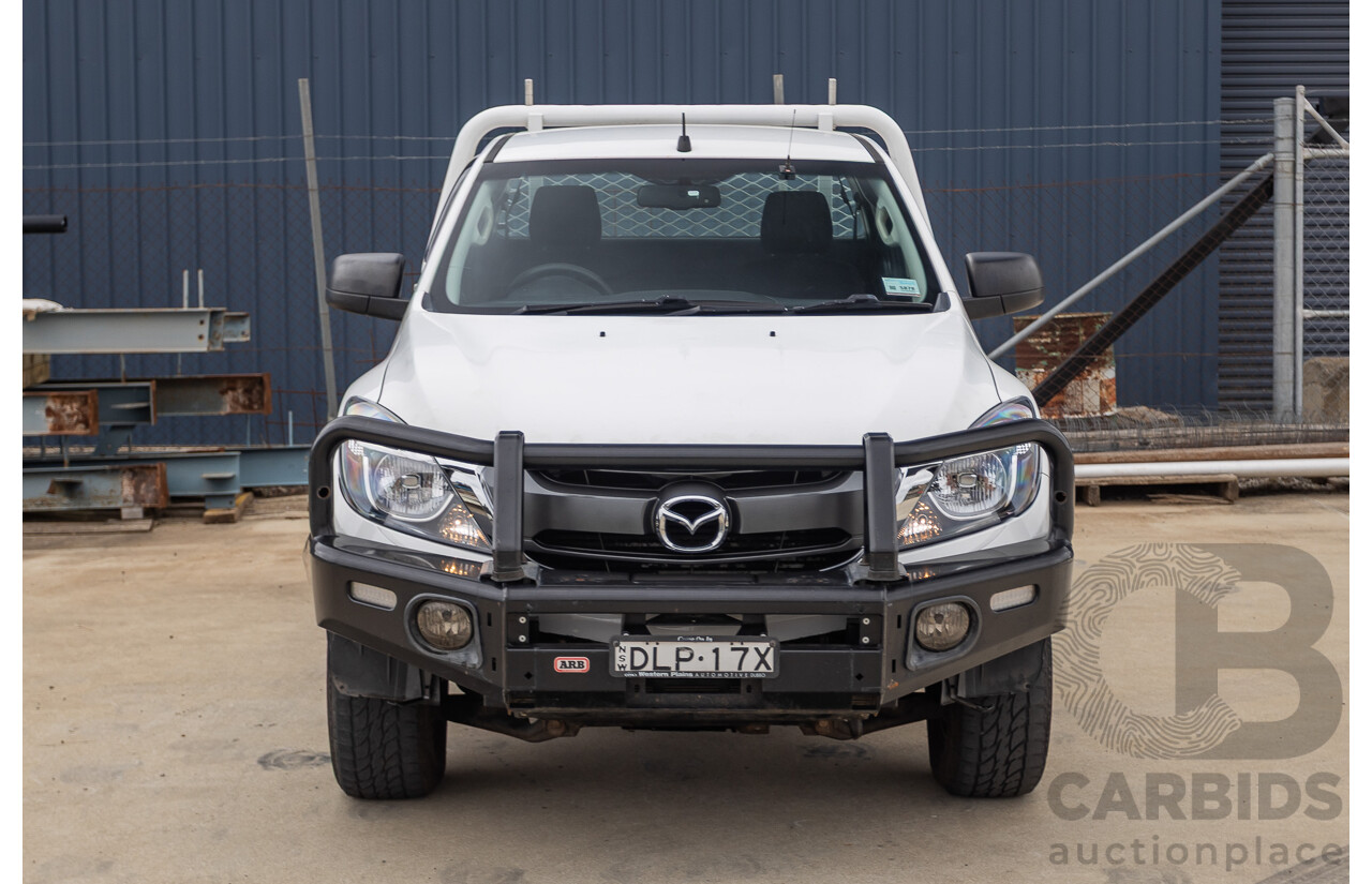 01/2017 Mazda BT-50 XT (4x4) MY16 Freestyle C/Chas White Turbo Diesel 3.2L