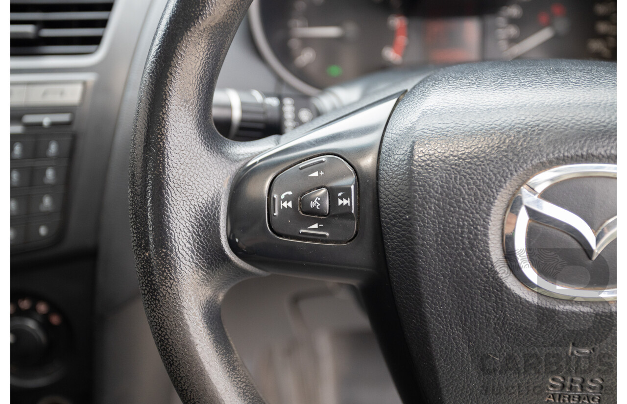 01/2017 Mazda BT-50 XT (4x4) MY16 Freestyle C/Chas White Turbo Diesel 3.2L