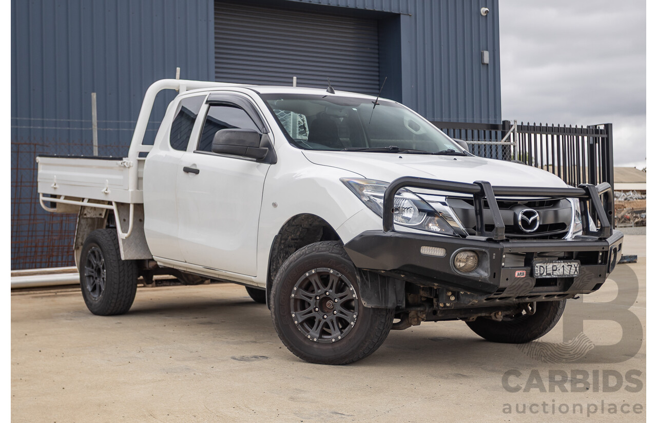 01/2017 Mazda BT-50 XT (4x4) MY16 Freestyle C/Chas White Turbo Diesel 3.2L