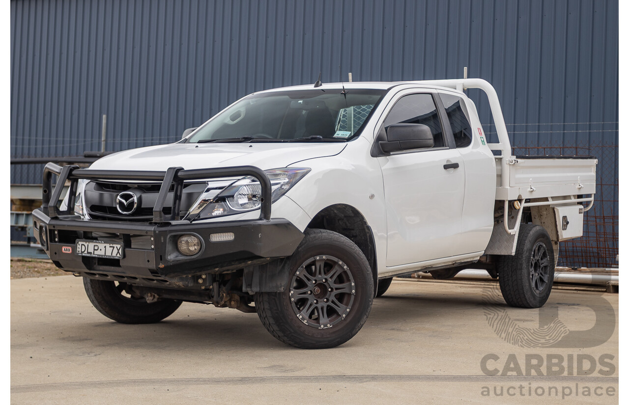 01/2017 Mazda BT-50 XT (4x4) MY16 Freestyle C/Chas White Turbo Diesel 3.2L