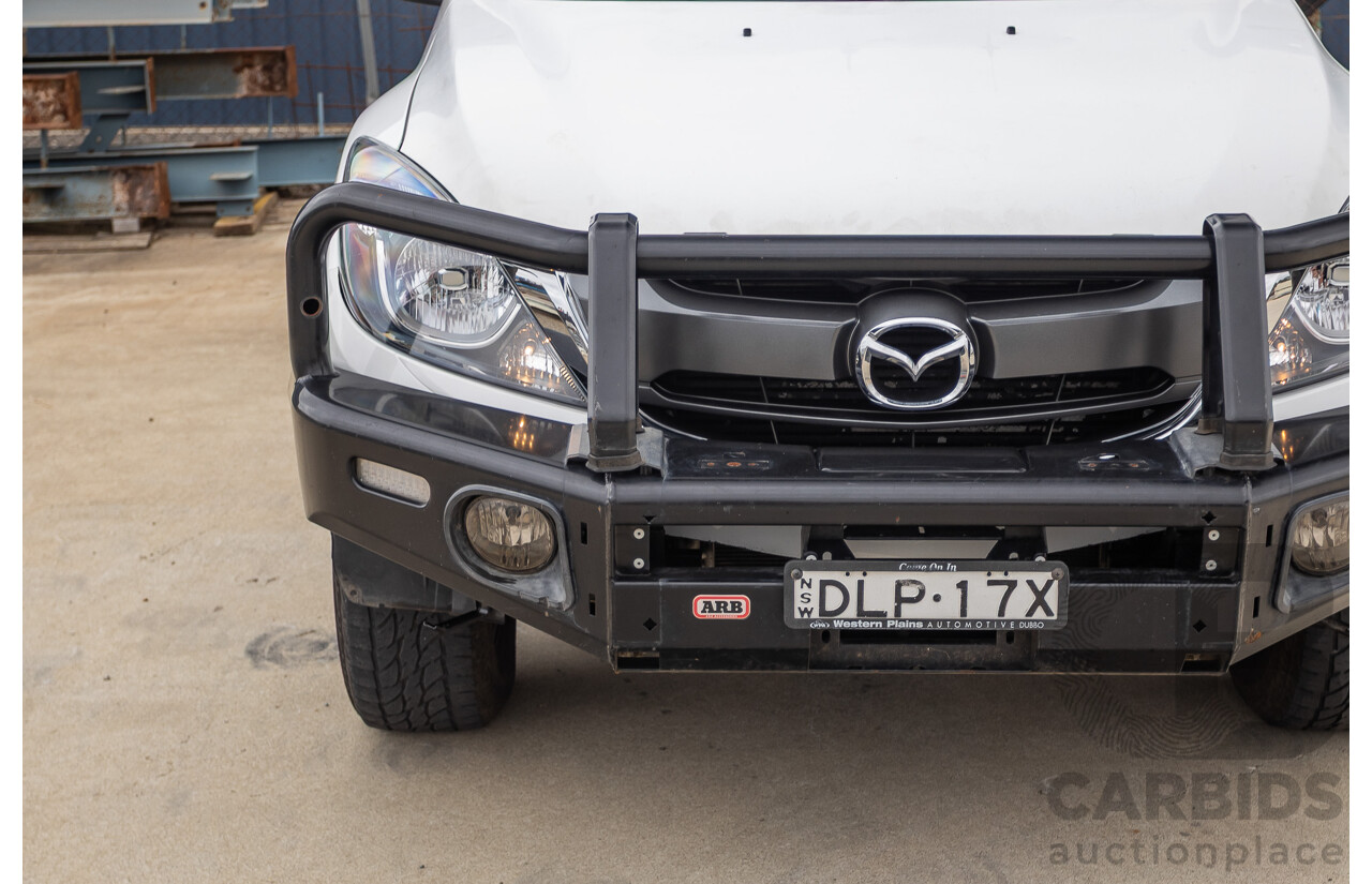 01/2017 Mazda BT-50 XT (4x4) MY16 Freestyle C/Chas White Turbo Diesel 3.2L